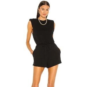 Revolve NBD Frankie romper with padded shoulders